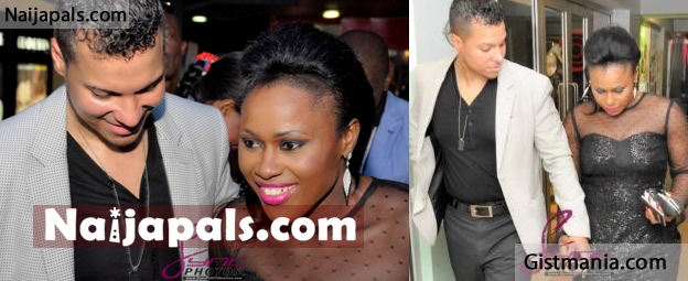 Uche Jombo and her husband Kenny Rodriquez walked the red carpet at her mov...