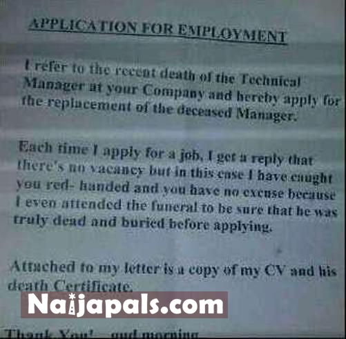 Sample Employment Cover Letter Gistmania